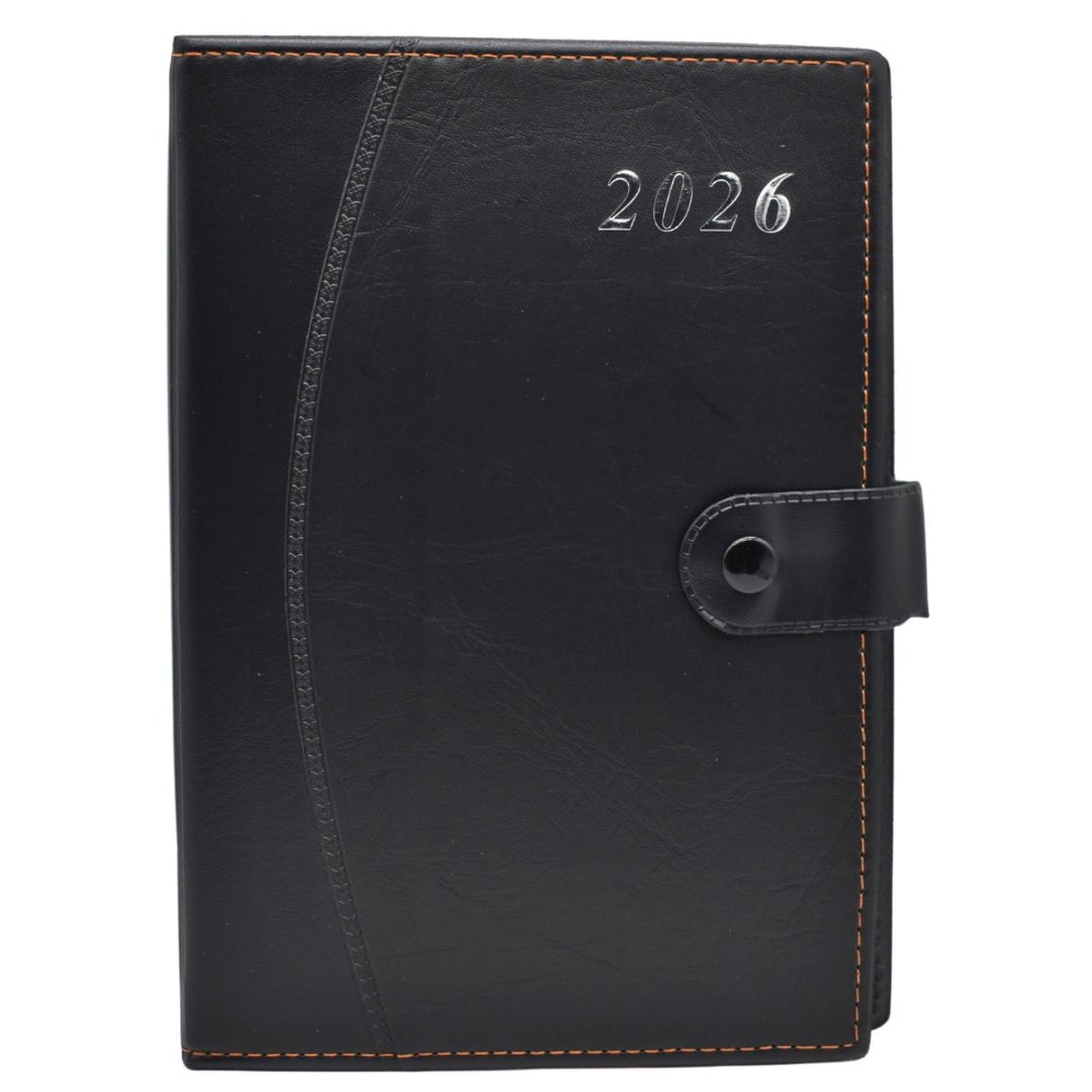 Agenda 2026 símil cuero azul