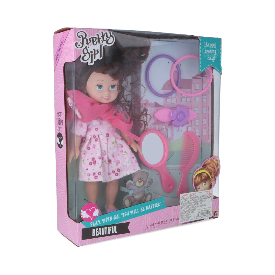 Muñeca con accesorios 26 cm