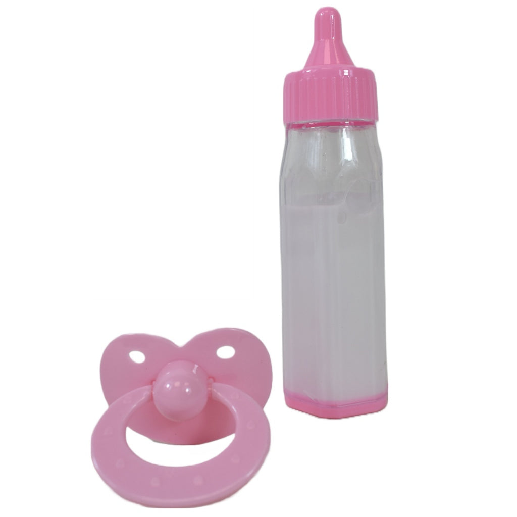 Mamadera mágica de juguete con chupete 12 x 4 cm