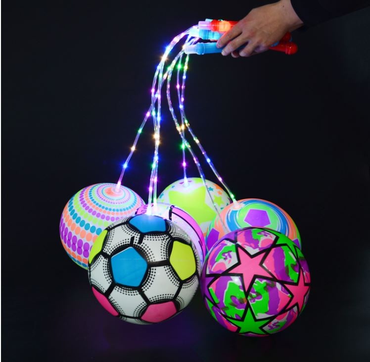 Pelota globo con luz 22cm