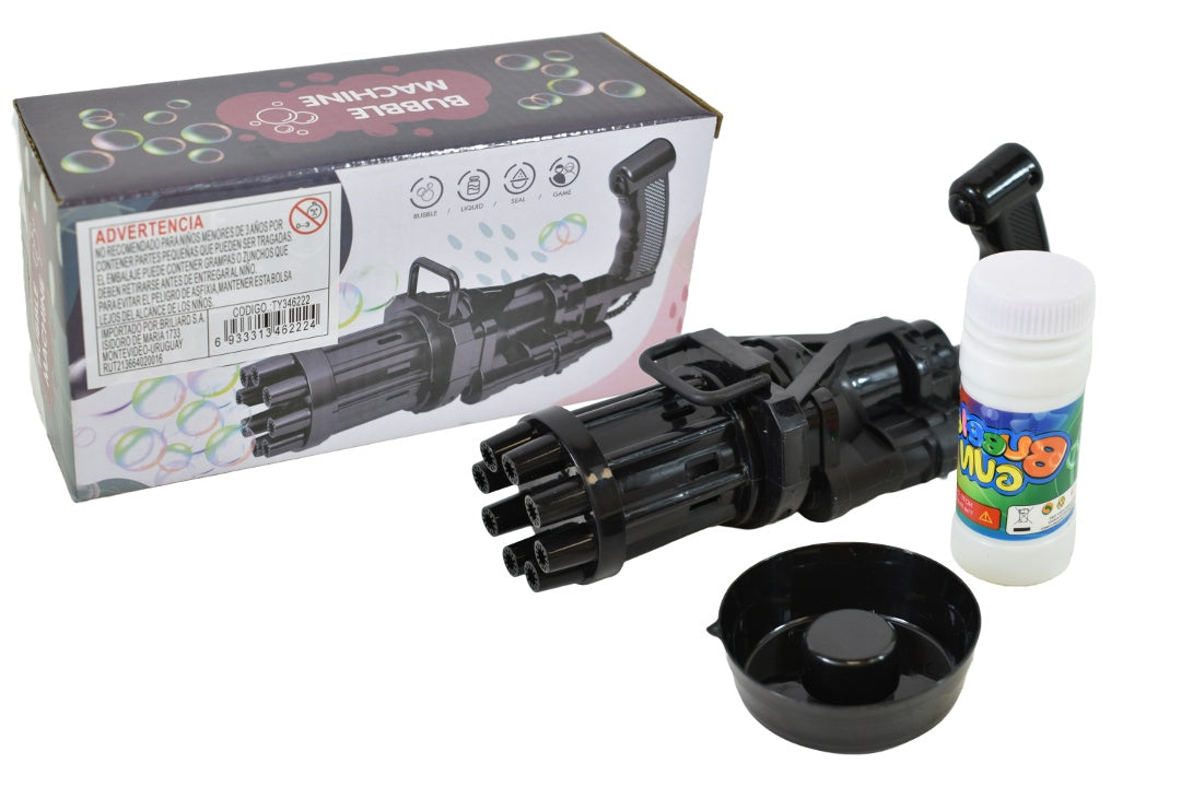 Máquina de burbujas a pilas 20 x 7 cm