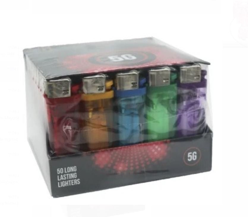 Encendedores transparentes x50 unidades