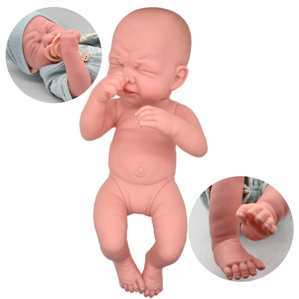 Muñeco bebé de goma realista 36cm