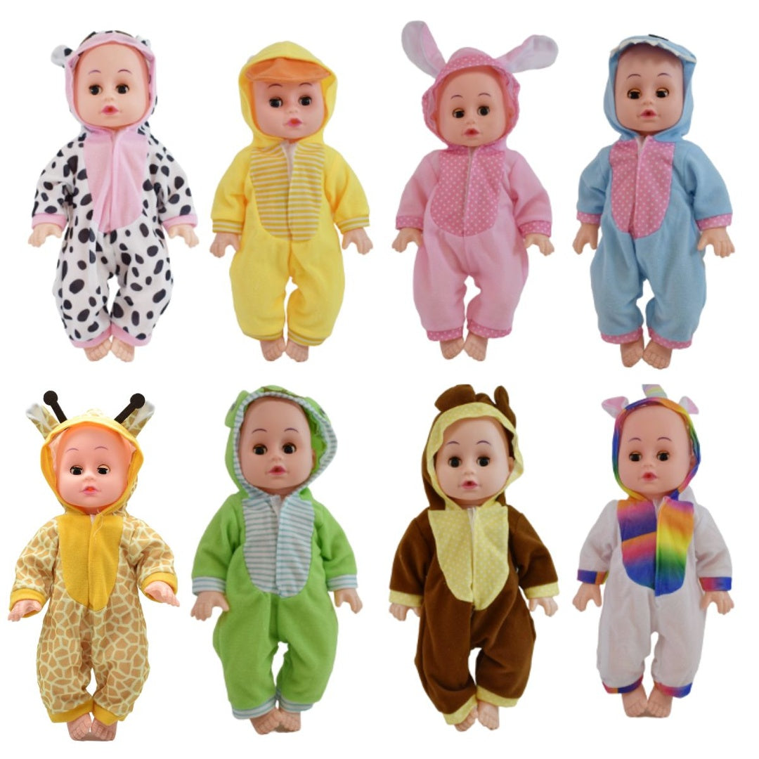 Muñeco en pijamas con 12 sonidos 30cm