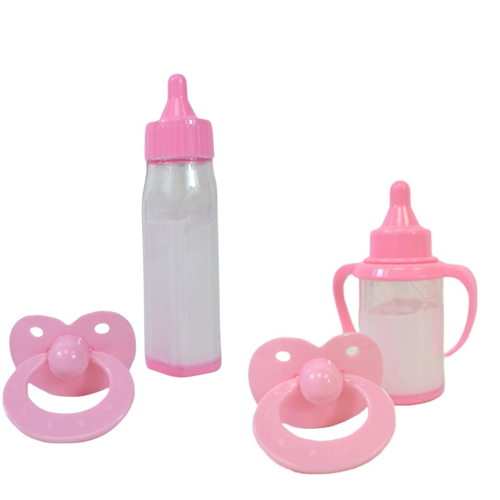 Mamadera mágica de juguete con chupete 12 x 4 cm