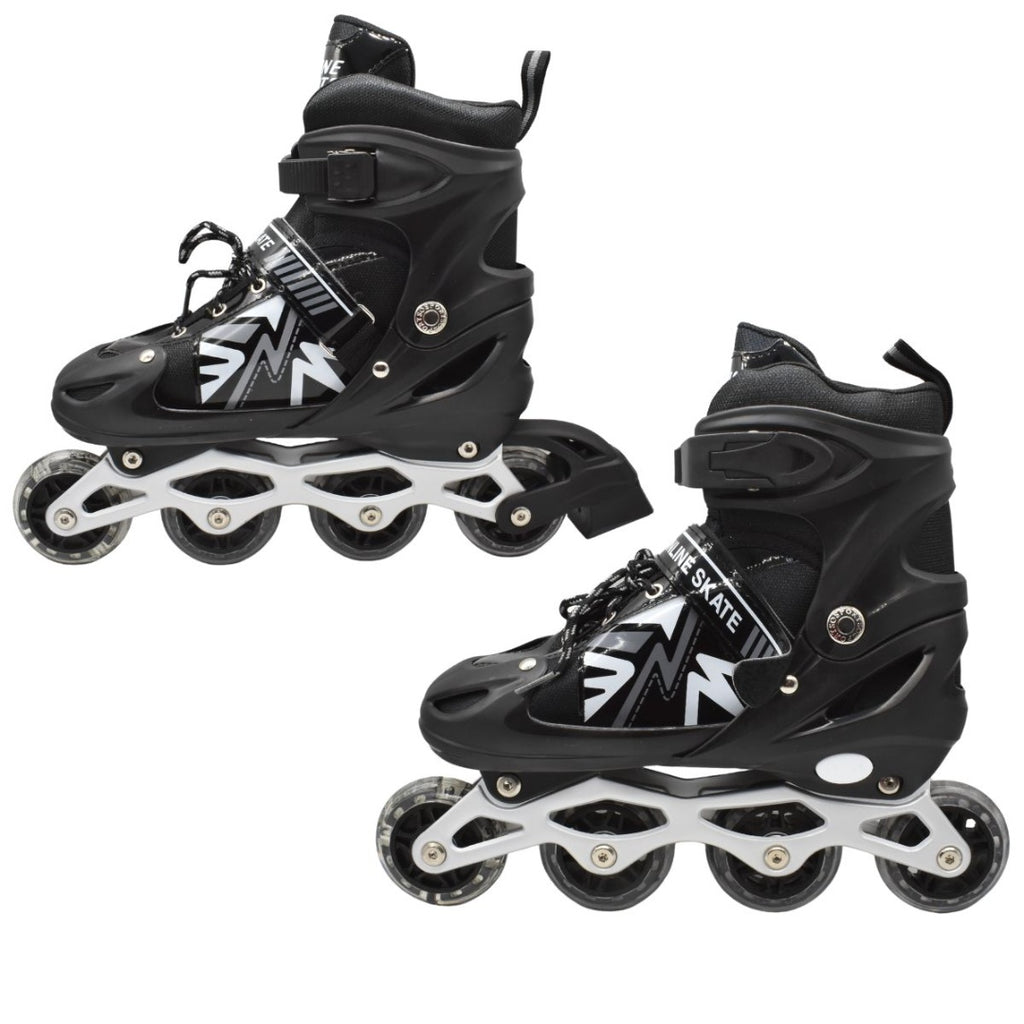 Patines roller ajustables negros 39-43