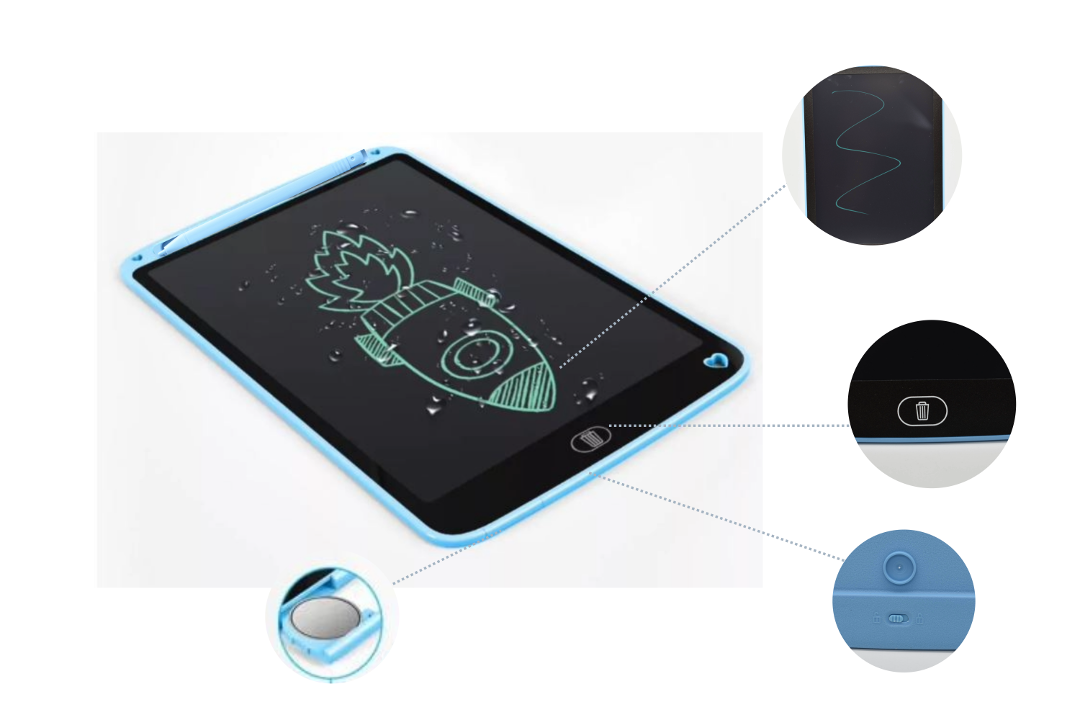 Tablet LCD para dibujar 12" con lápiz