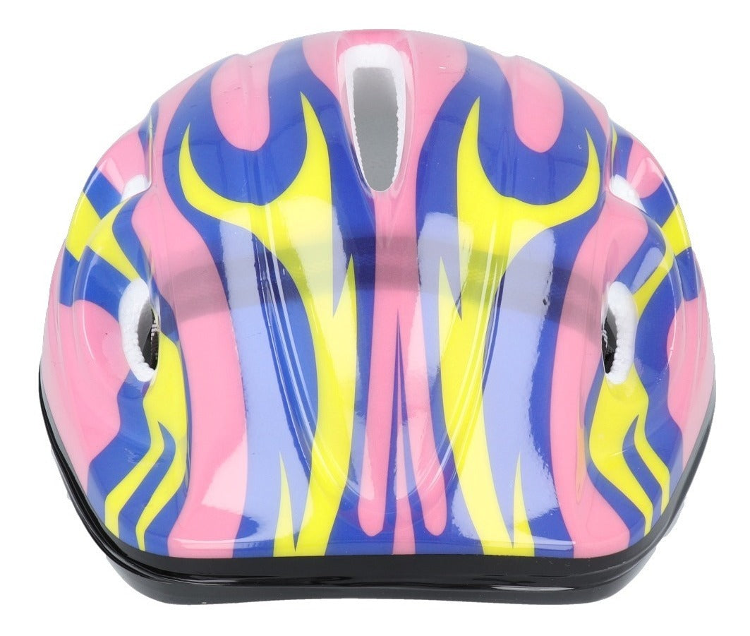 Set de protección - casco, coderas, rodilleras.