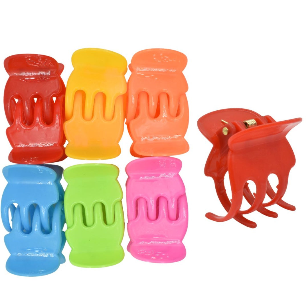 Pinza de pelo 12unidades 4x4cm