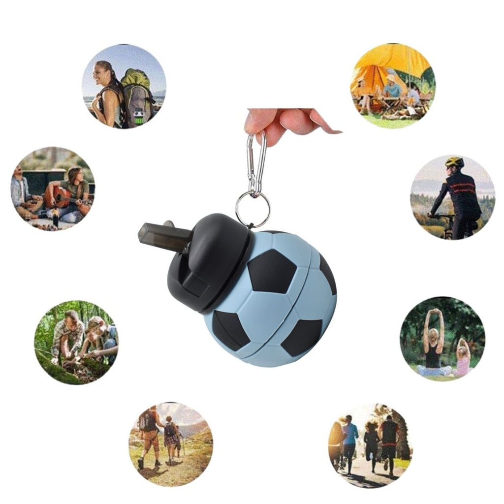 Botella de silicona plegable 10x8.7cm.