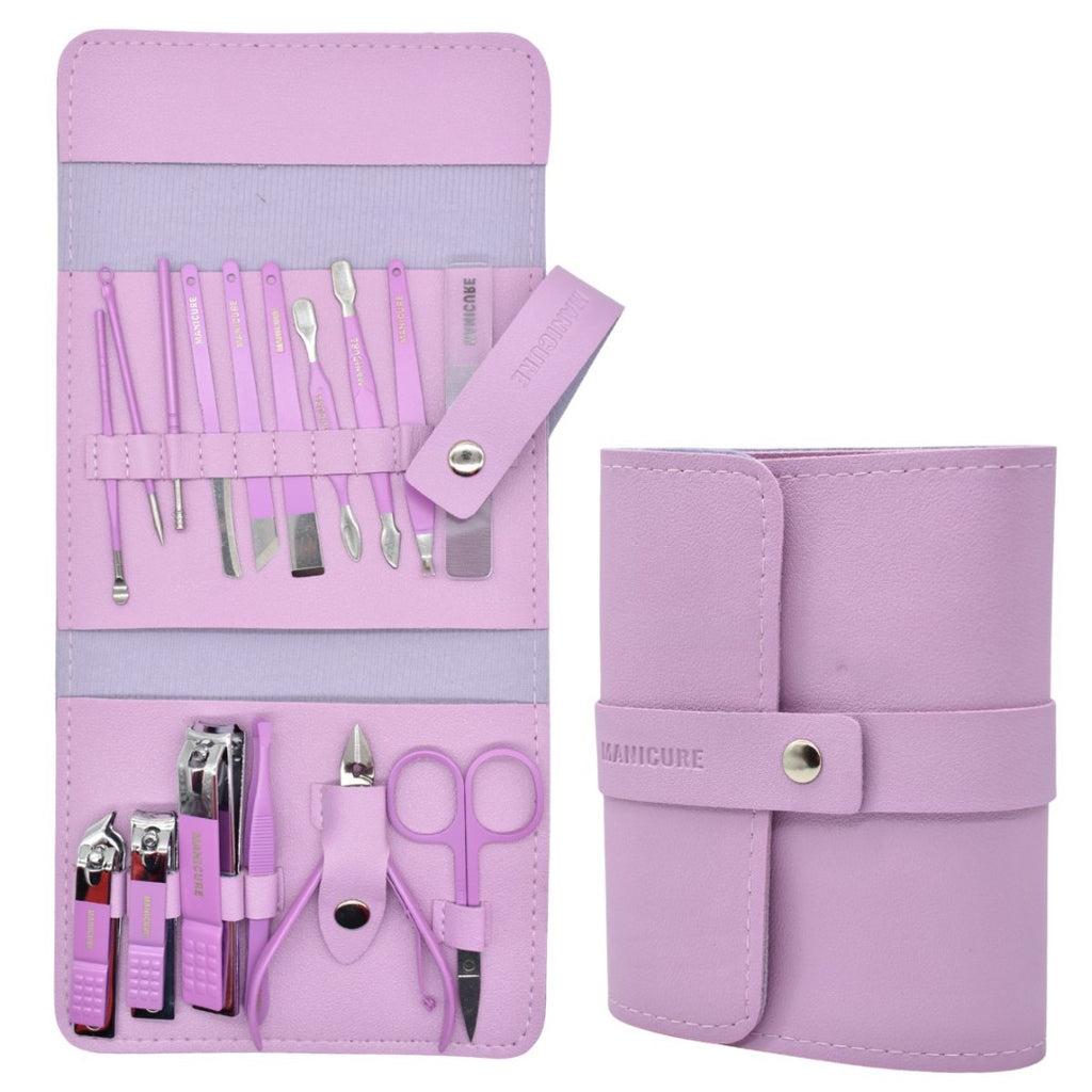 Set de manicura y pedicura en estuche 16pcs