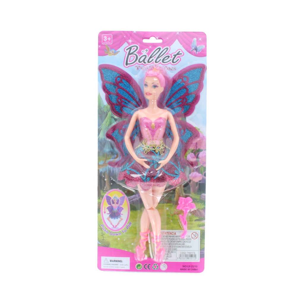 Muñeca bailarina mariposa 30cm