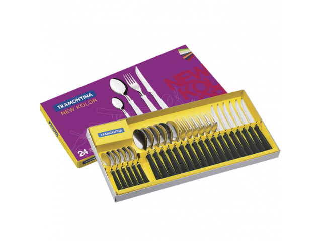 Set cubiertos Tramontina New kolor x 24pcs