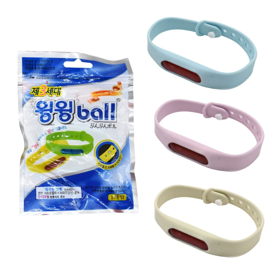 Pulsera repelente de mosquitos