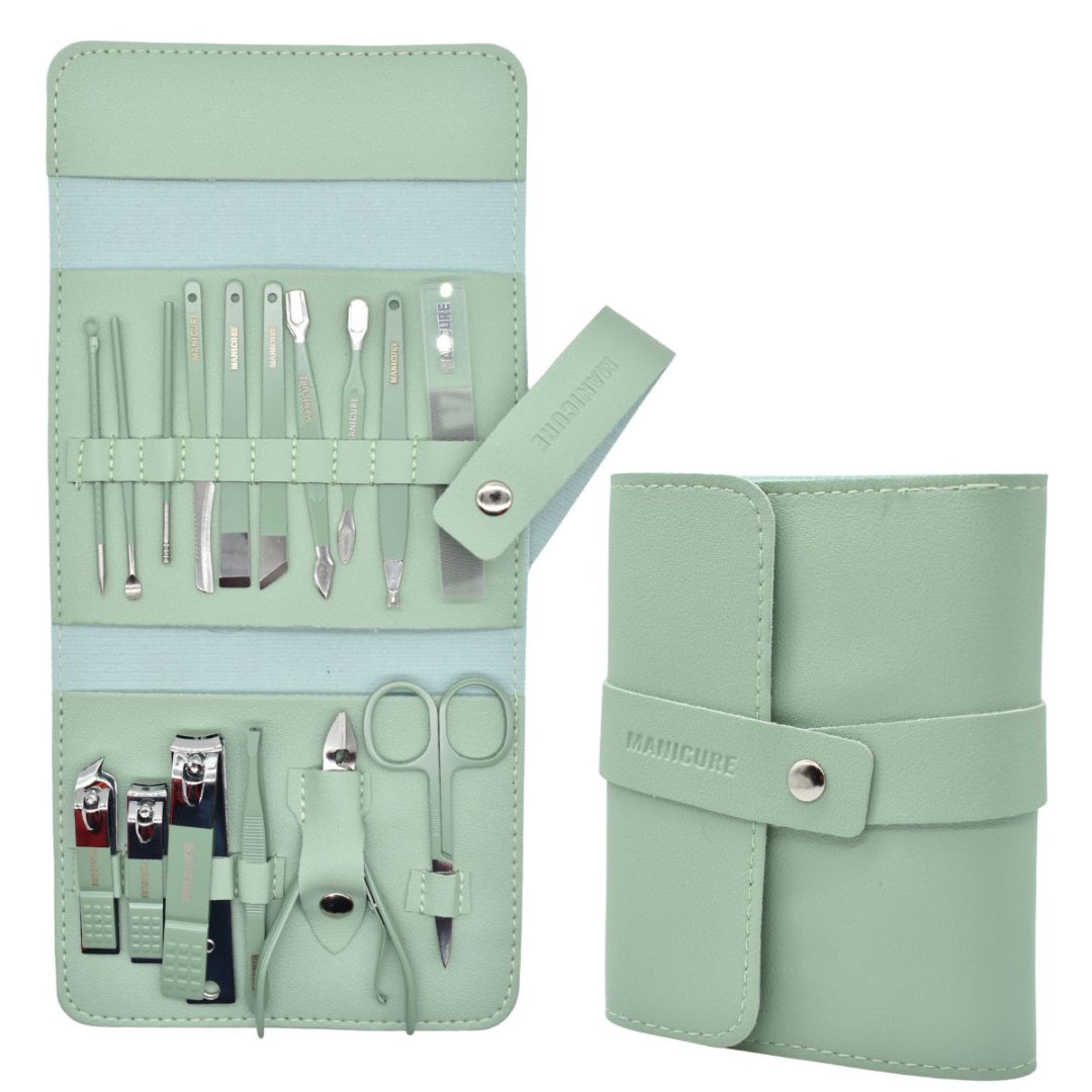 Set de manicura y pedicura en estuche 16pcs